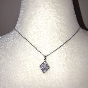 CATE & CHLOE LENNON "ESTEEMED" Pendant With Crystals Chain Necklace